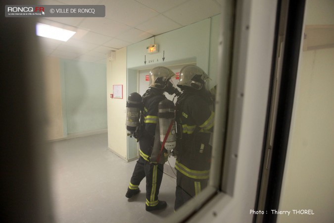 2014 - Exercice incendie college Eluard