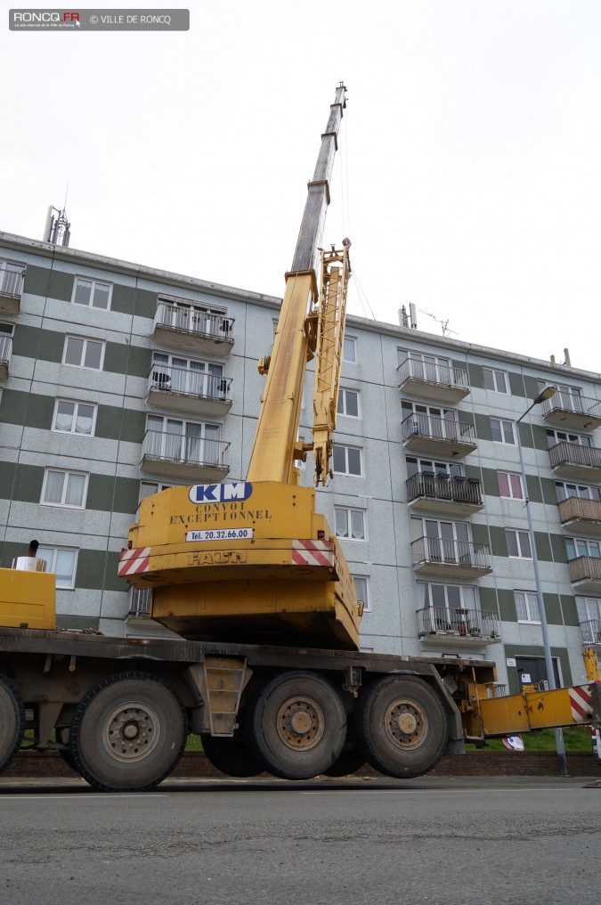 2014 - Bellevue une grue pour les antennes