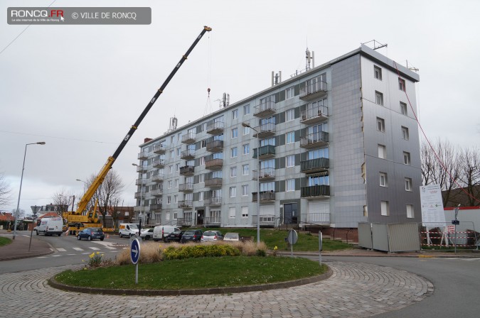 2014 - Bellevue une grue pour les antennes