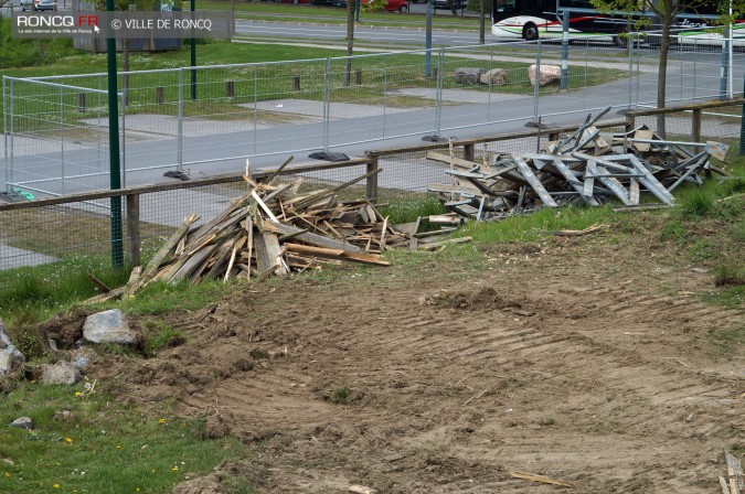 2017 - travaux skate park