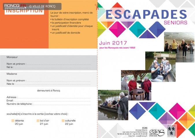 2017 - escapades inscriptions 