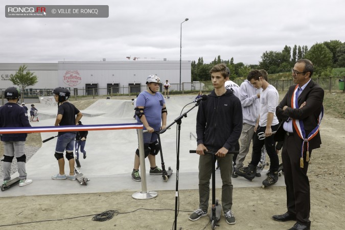 2017 - inauguration skate park