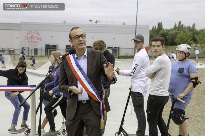 2017 - inauguration skate park