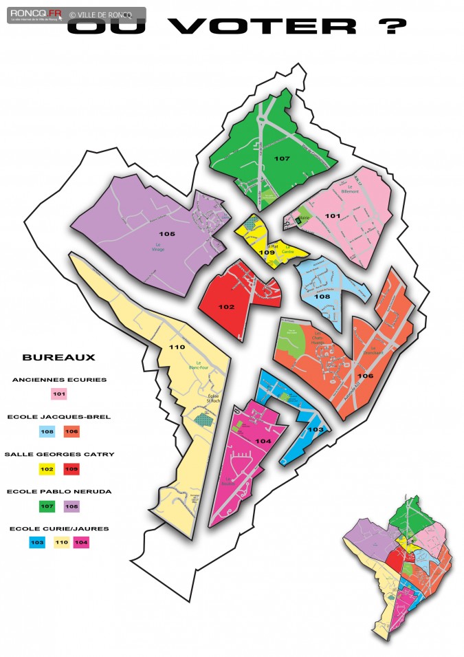 2020 - carte bureaux