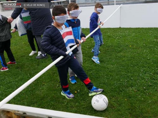 INITIATION DES JEUNES RONCQUOIS AU HANDISPORT TERRE DE JEUX 2024