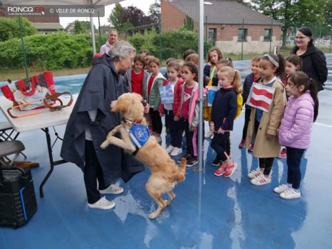 INITIATION DES JEUNES RONCQUOIS AU HANDISPORT TERRE DE JEUX 2024