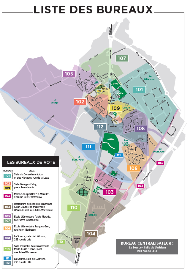 bureau de vote Roncq